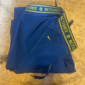 Royal blue Med Couture scrub bottoms
